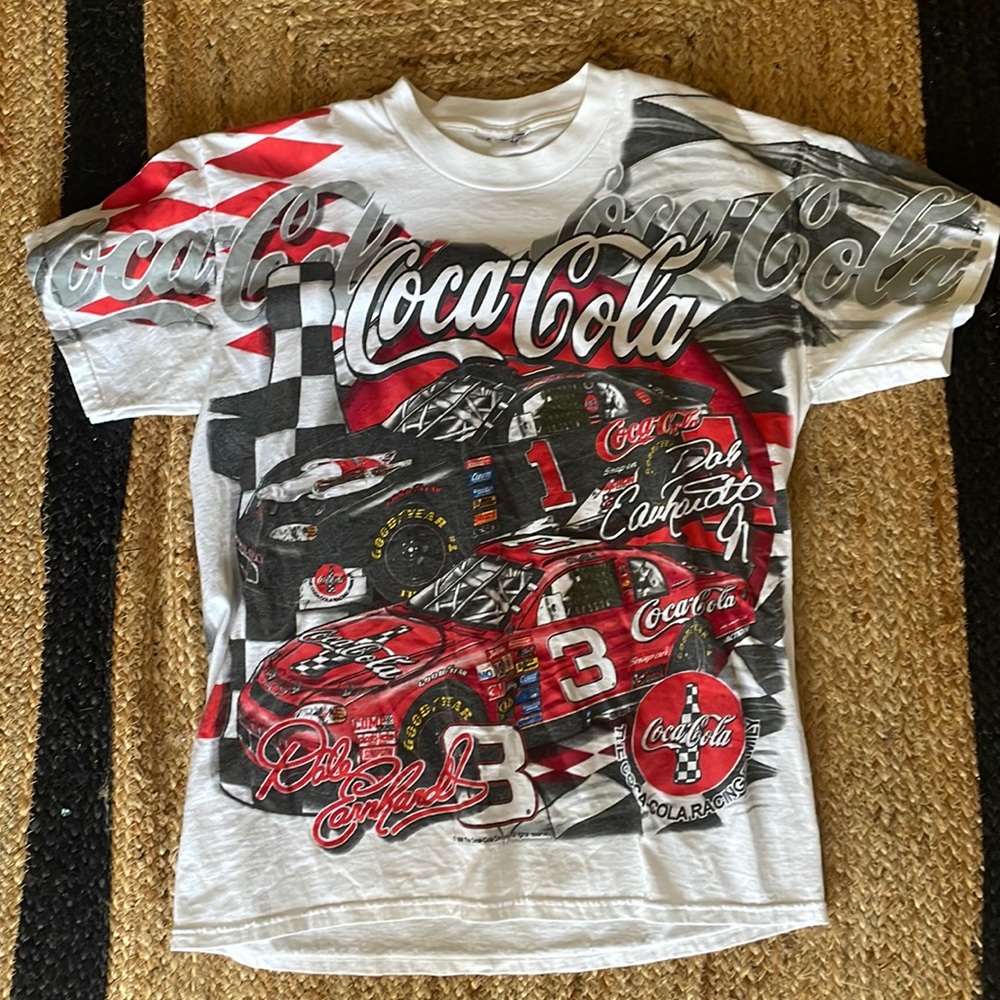 Vintage Coca Cola Dale Earnhardt NASCAR T Shirt